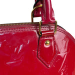 Louis Vuitton Red Monogram Vernis Alma bb