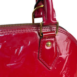 Louis Vuitton Red Monogram Vernis Alma bb