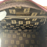 Yves Saint Laurent Vintage Croc-Embossed Leather Handbag
