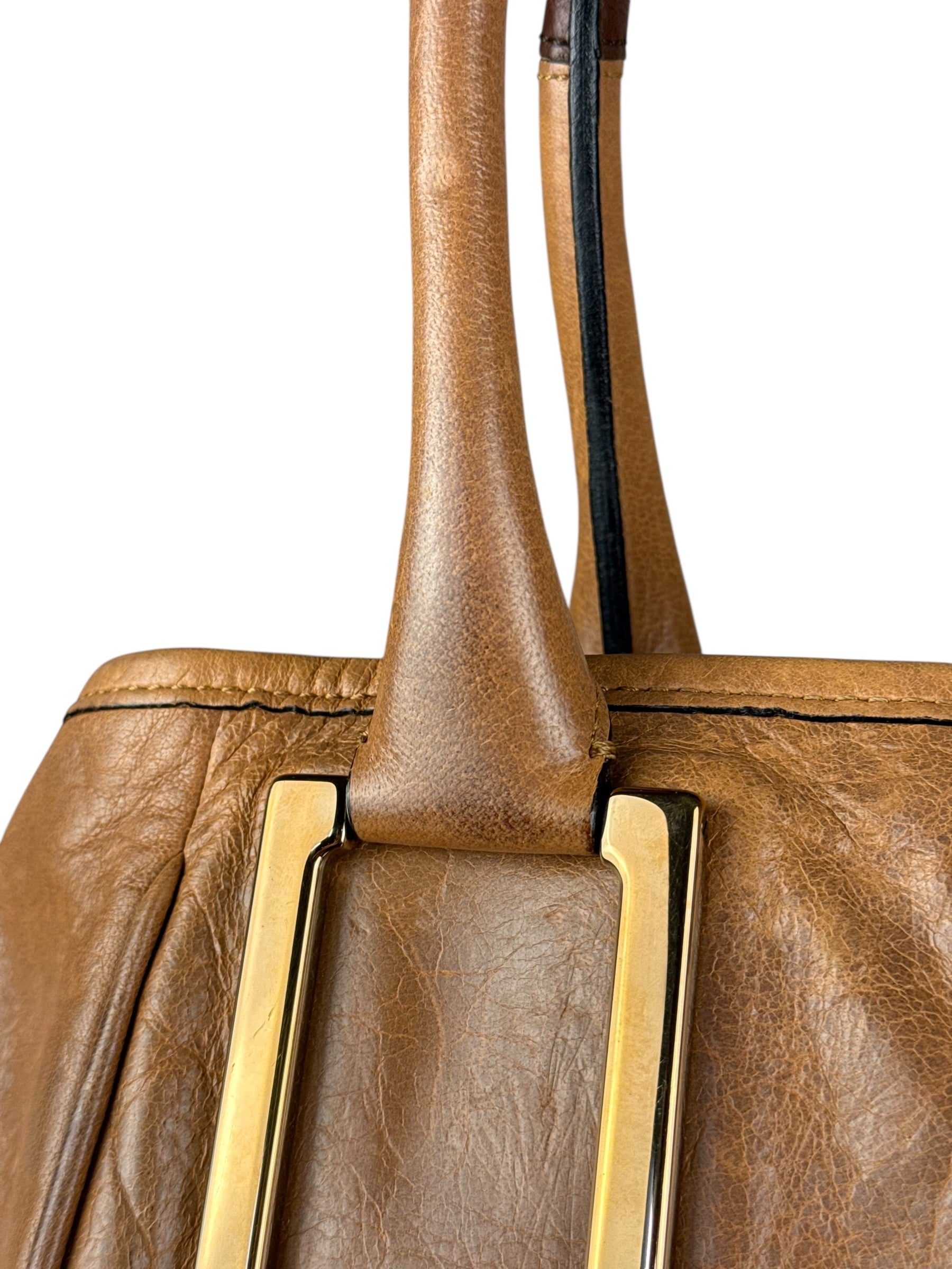 Chloé Brown Leather Ethel Tote Bag