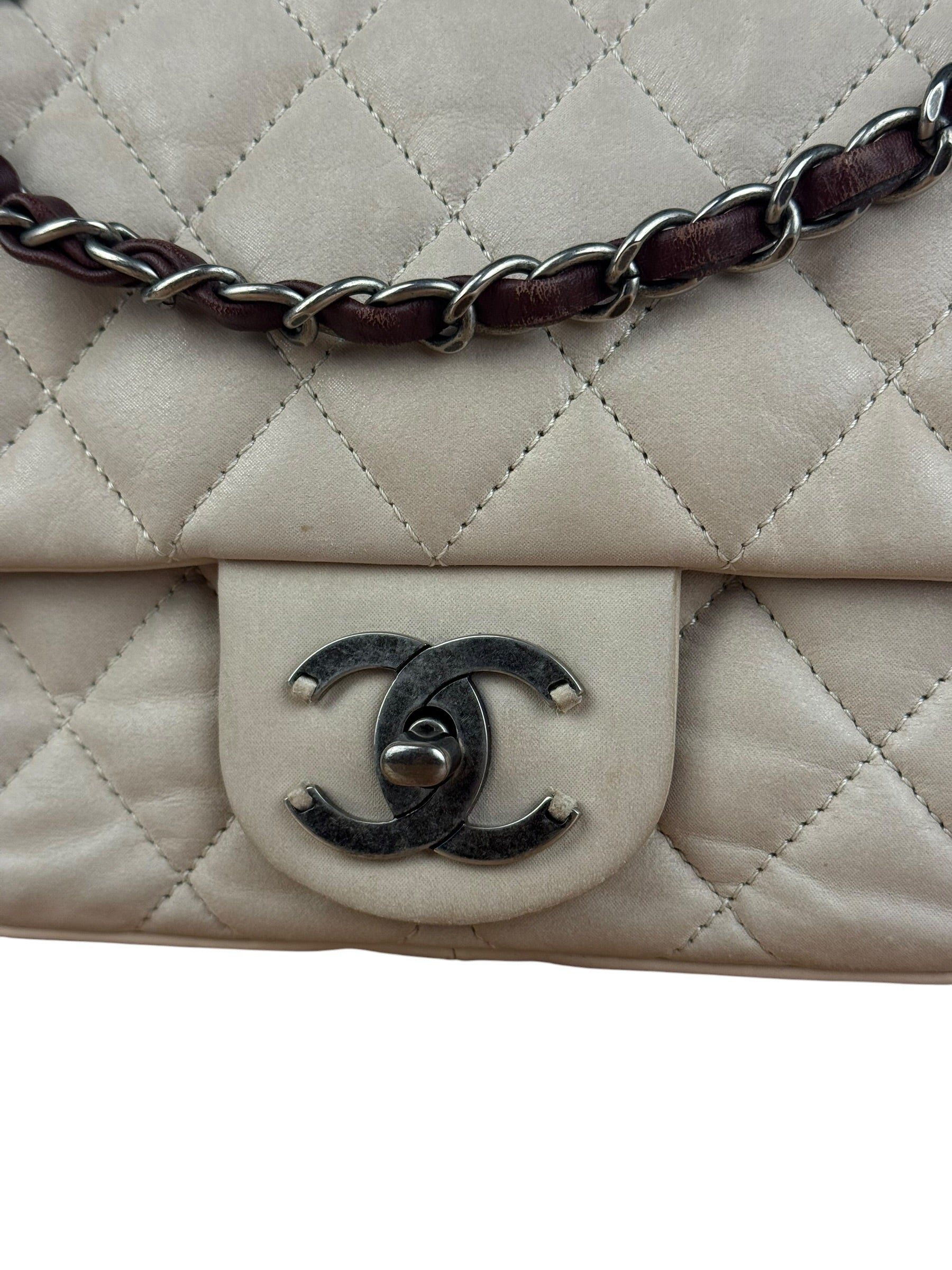 Chanel Beige Iridescent In-The-Mix Flap Bag 2011
