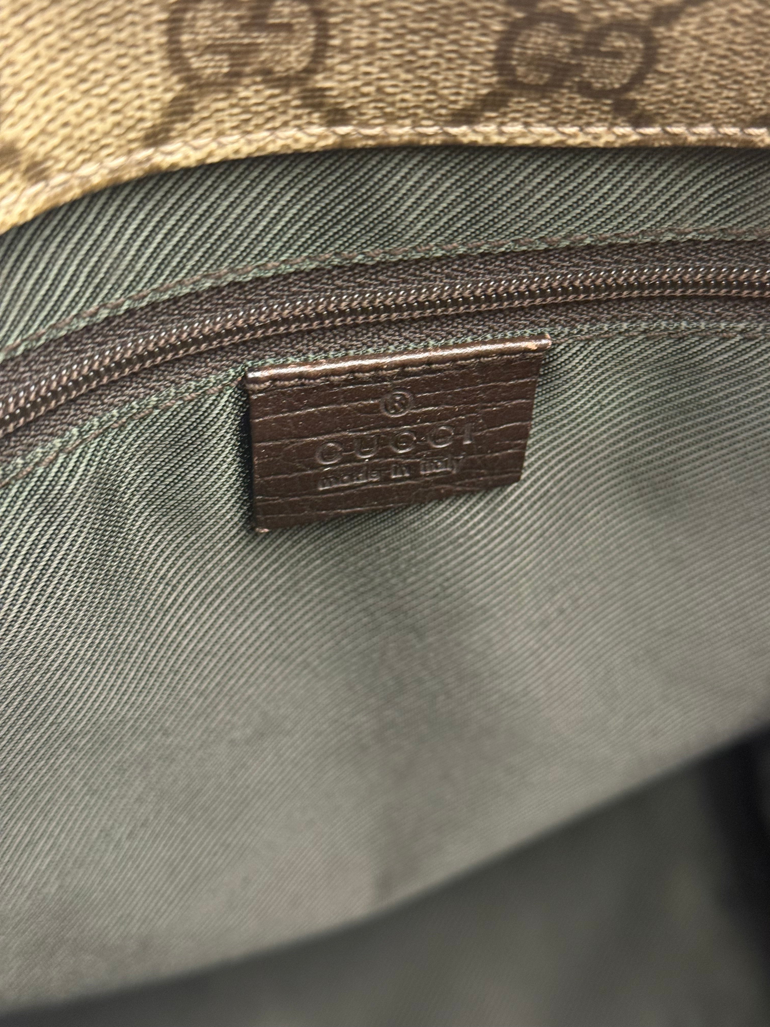 Gucci GG Coated Canvas Top Handle Tote