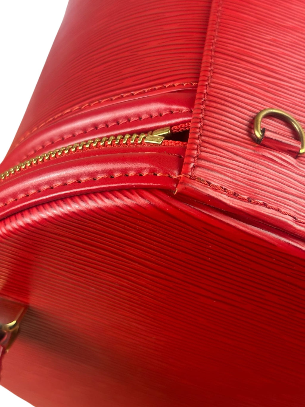 Louis Vuitton Castilian Red Epi Leather Cannes Vanity Bag