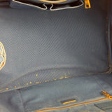 Prada Vintage Blue Canapa Canvas Tote
