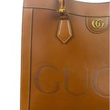 Gucci Peanut Brown Leather Diana Medium Tote