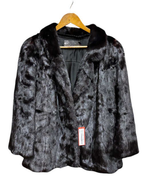Vintage La.Rotonoe Black Mink Fur Coat