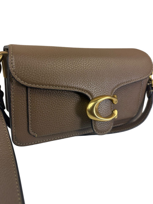 Coach Taupe Leather Tabby Two-Way Bag