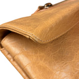 Balenciaga Peach Leather Le City Clutch