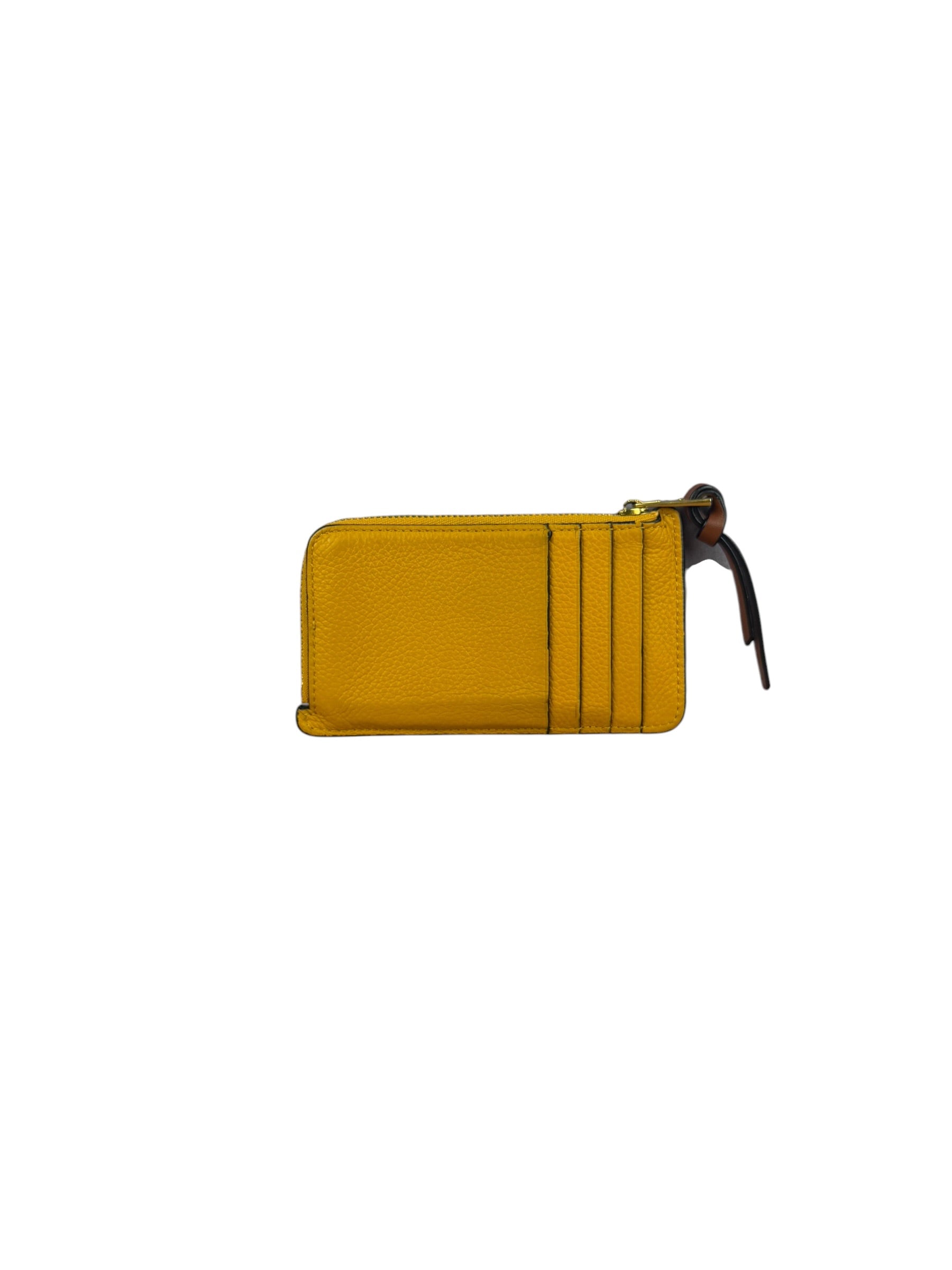 Loewe Honey Yellow/Sunflower Leather Bicolor Card Holder