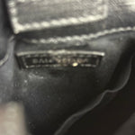 Balenciaga Black Mini Shopping Tote Phone Holder