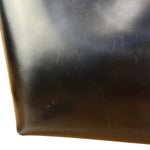 Saint Laurent Black Leather Shopping Tote Bag