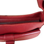 Loewe Vintage Red Leather Shoulder Bag