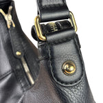 Gucci Black Leather Heritage Horsebit Hobo Bag