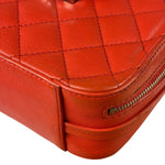 Chanel Red Quilted Lambskin Nano CC Box Camera Bag 2018