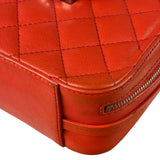 Chanel Red Quilted Lambskin Nano CC Box Camera Bag 2018