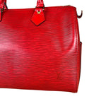 Louis Vuitton Red Epi Speedy 35