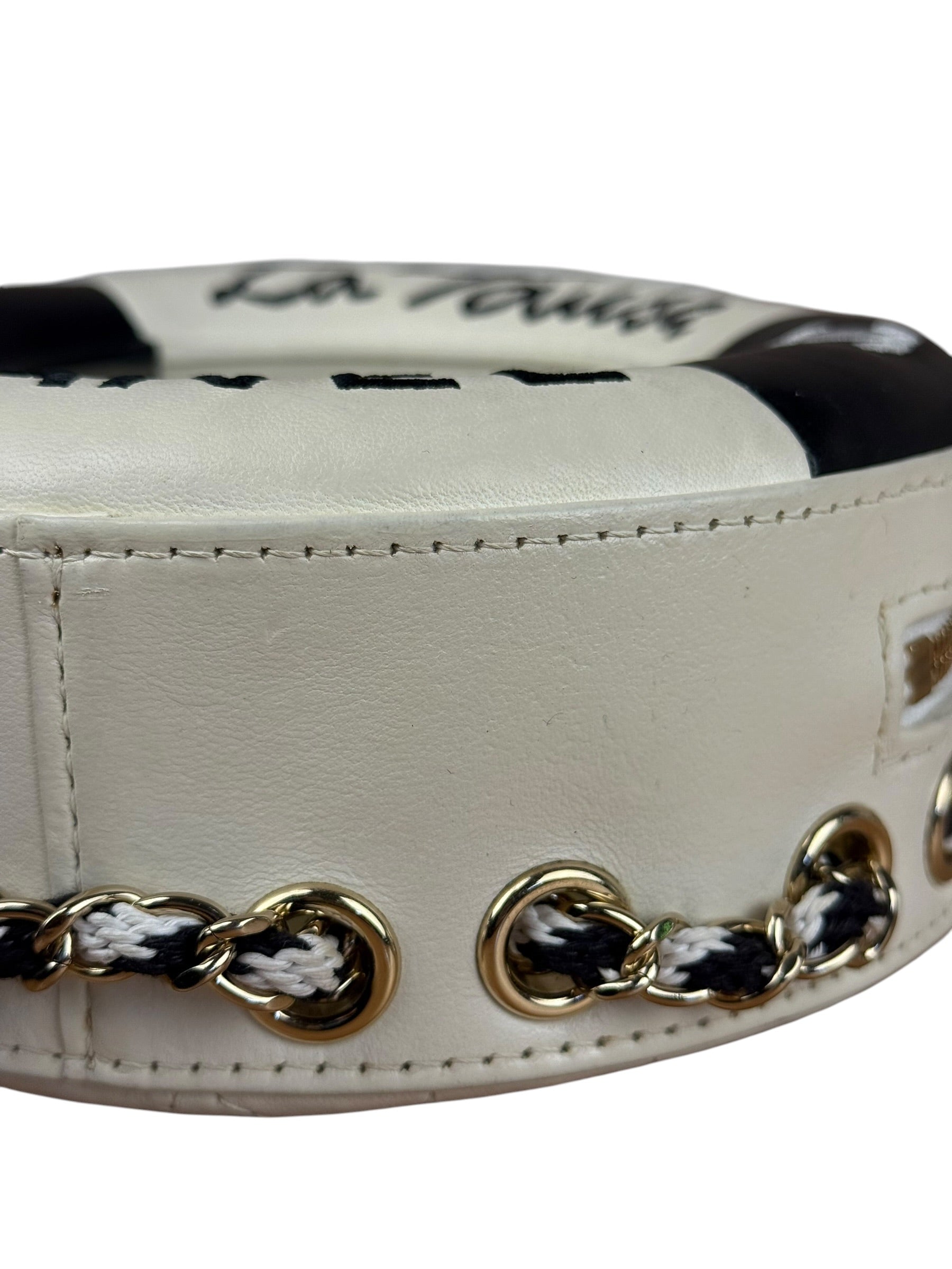 Chanel Limited Edition Lifesaver Round Crossbody Black 2017