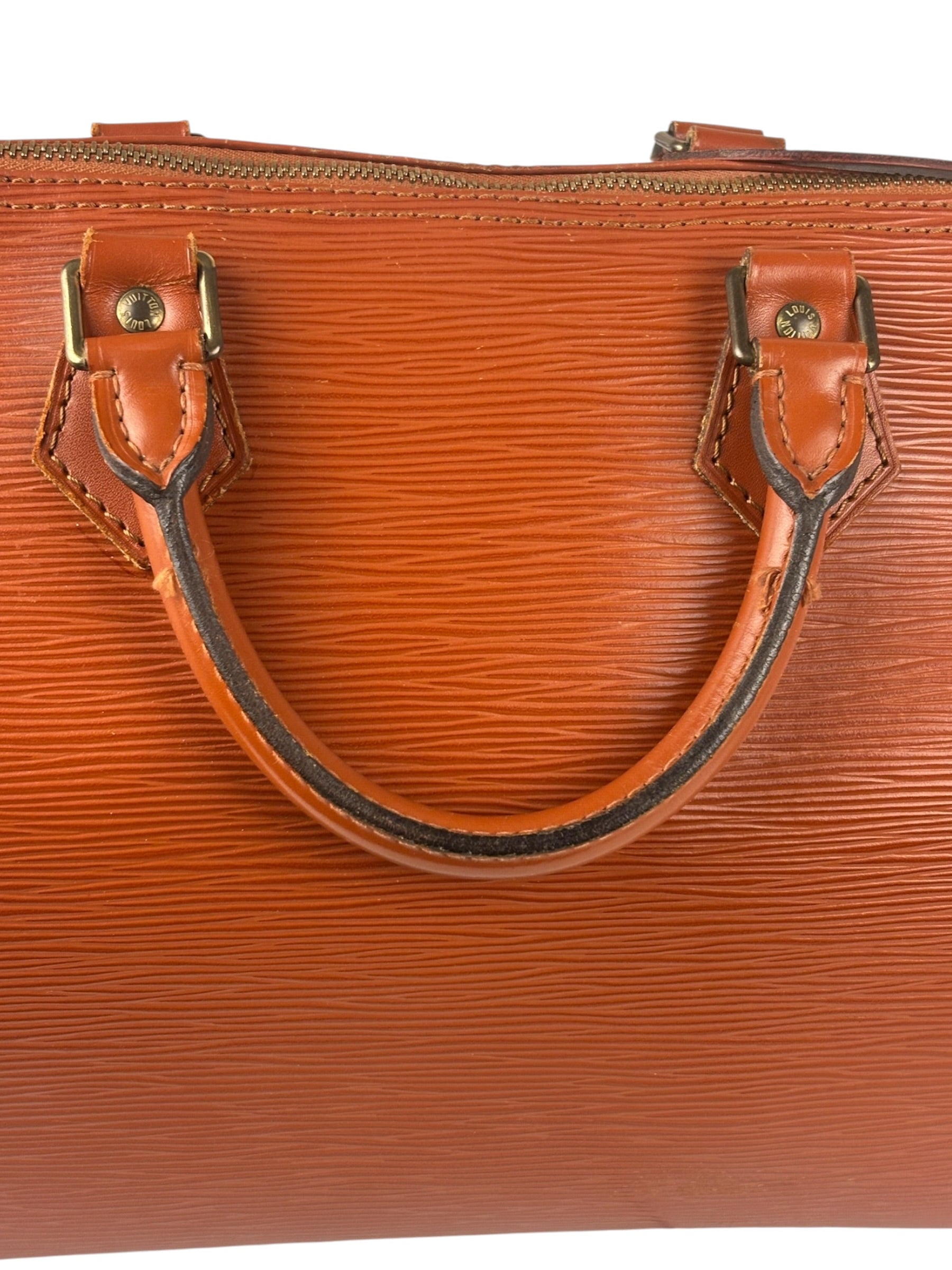 Louis Vuitton Brown Epi Speedy 30