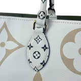 Louis Vuitton Khaki/Green OnTheGo GM Tote