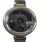 Gucci 134.3 Black G Dial Bangle Watch