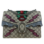 Gucci GG Embellished Patchwork Dionysus Chain Bag