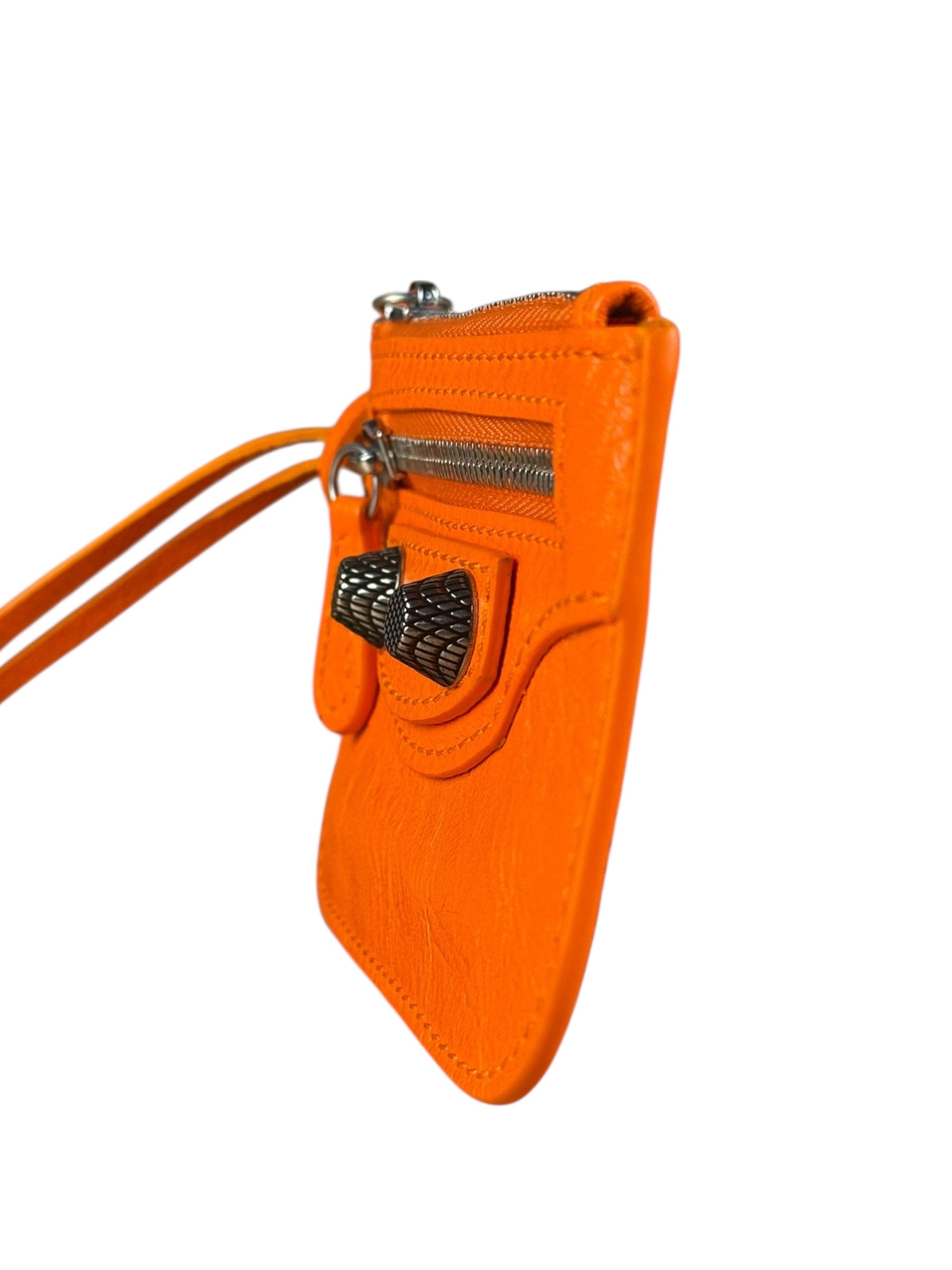 Balenciaga Le Cagole Zip Pouch Orange