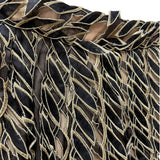 Loewe Gold/Black Multi-Layered Embroidered Ribbon Skirt