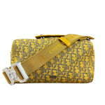 Christian Dior Yellow Oblique Canvas Lingot 22 Shoulder Bag
