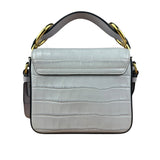 Chloé Mini Grey Croc Embossed C 2Way Bag
