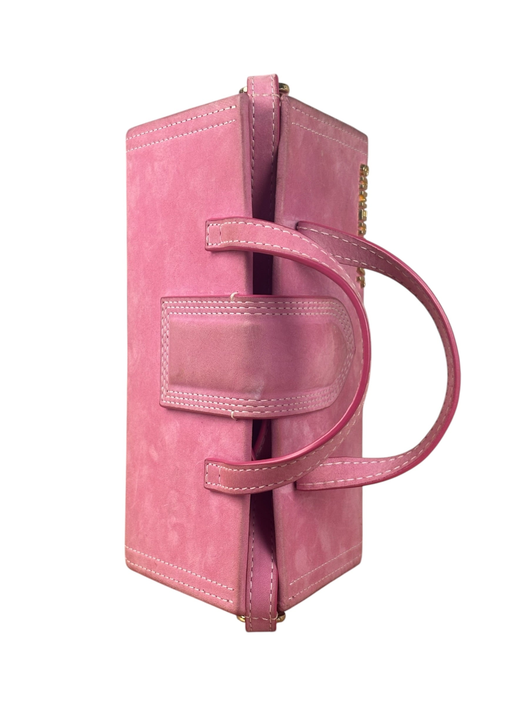 Jacquemus Pink Nubuck Le Porte Hand/Shoulder Bag