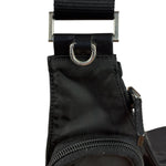 Prada Vintage Tessuto Nylon Asymmetrical Crossbody