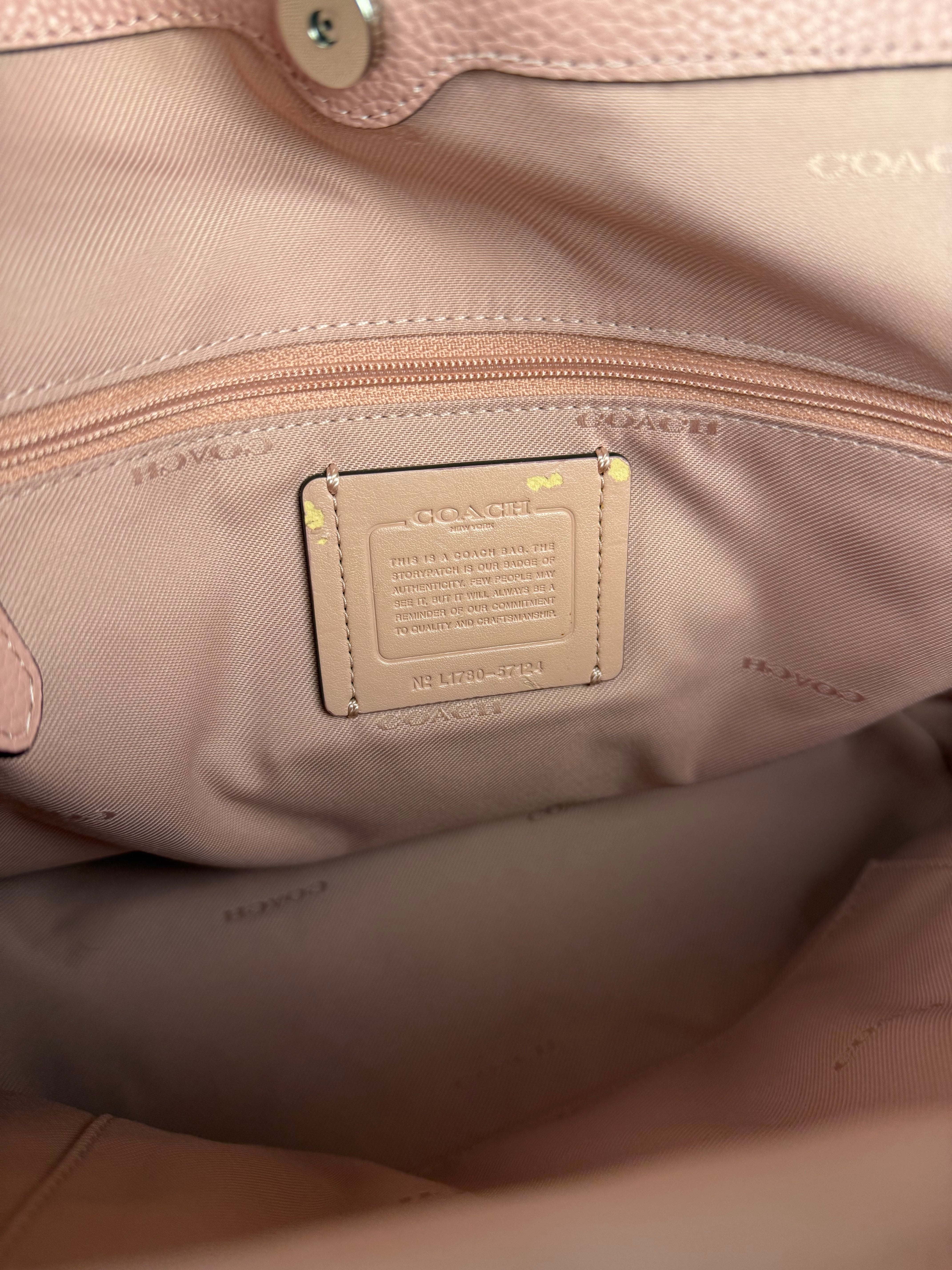 Coach Pink Edie 29 Shoulder Bag