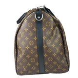 Louis Vuitton Black/Brown Monogram Keepall 55