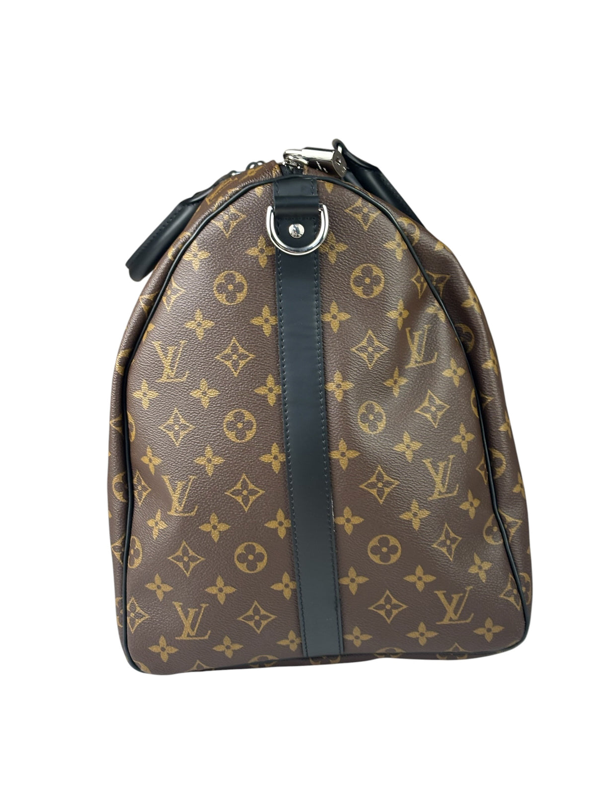 Louis Vuitton Black/Brown Monogram Keepall 55