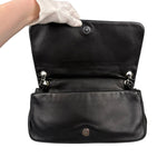 Chanel Black Leather CC Mirrored Mosaic Flap Bag 2008
