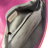 Chanel Burgundy Patent Leather Mademoiselle Bijoux Chain Flap Bag 2008