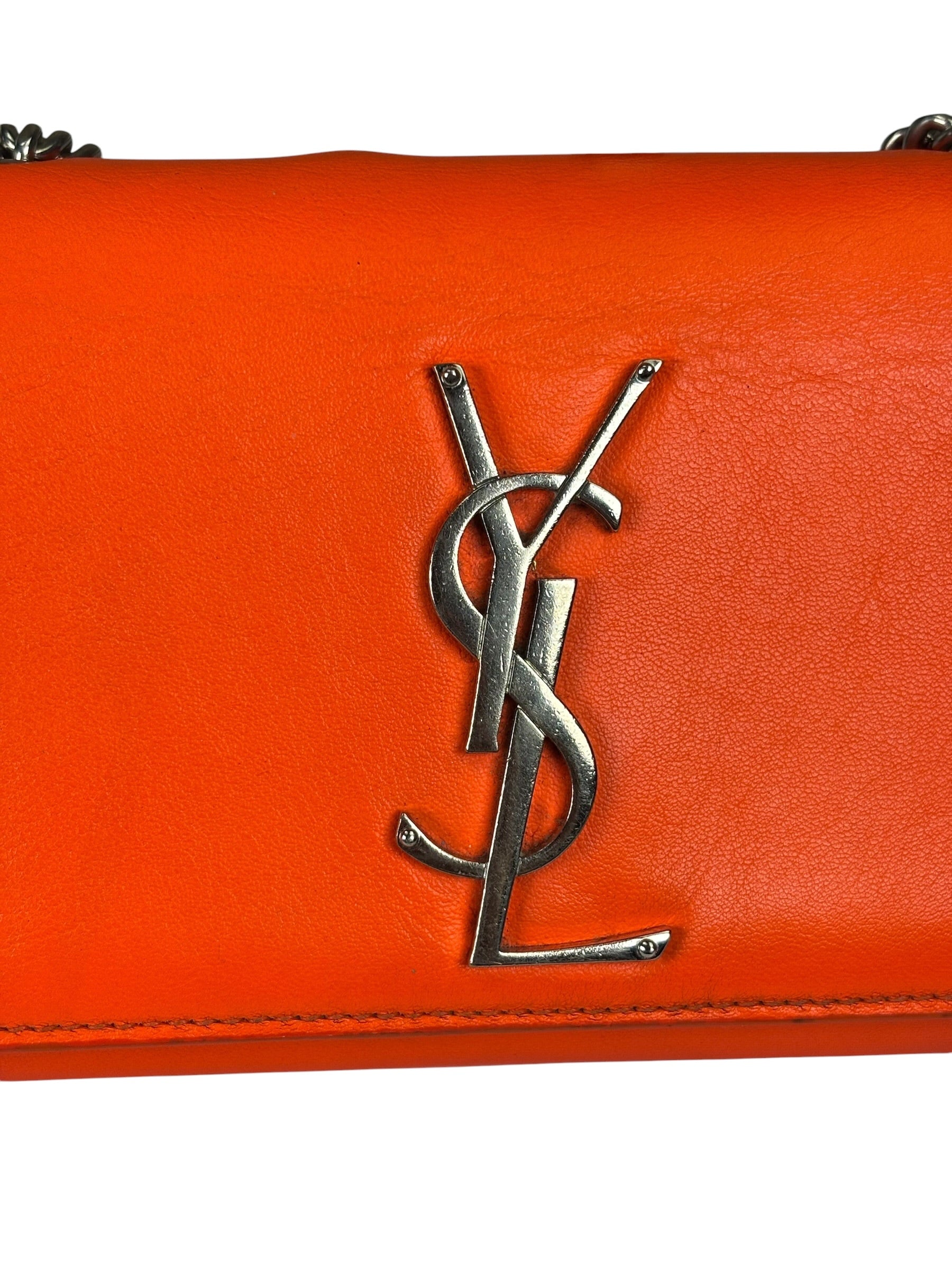 Yves Saint Laurent Orange Small Kate Crossbody Bag
