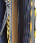 Chloé Dark Blue Leather Marcie Long Zip Wallet