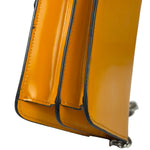 Gucci Orange GG Polished Leather Shoulder Bag