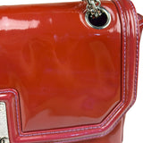 Chanel Burgundy Patent Leather Mademoiselle Bijoux Chain Flap Bag 2008