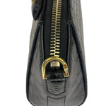 Givenchy Black Crocodile Embossed Leather Nano Antigona Crossbody Bag