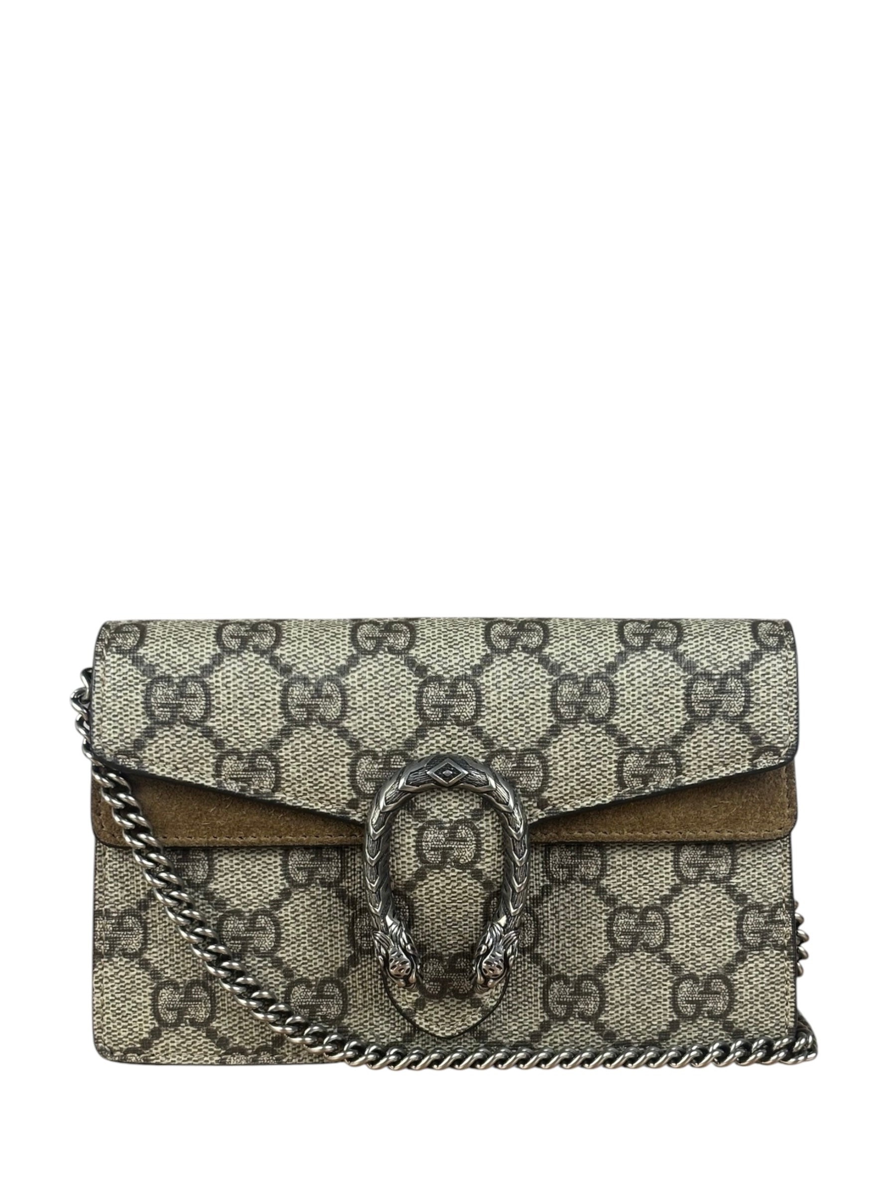 Gucci GG Supreme Monogram Mini Dionysus Shoulder Bag