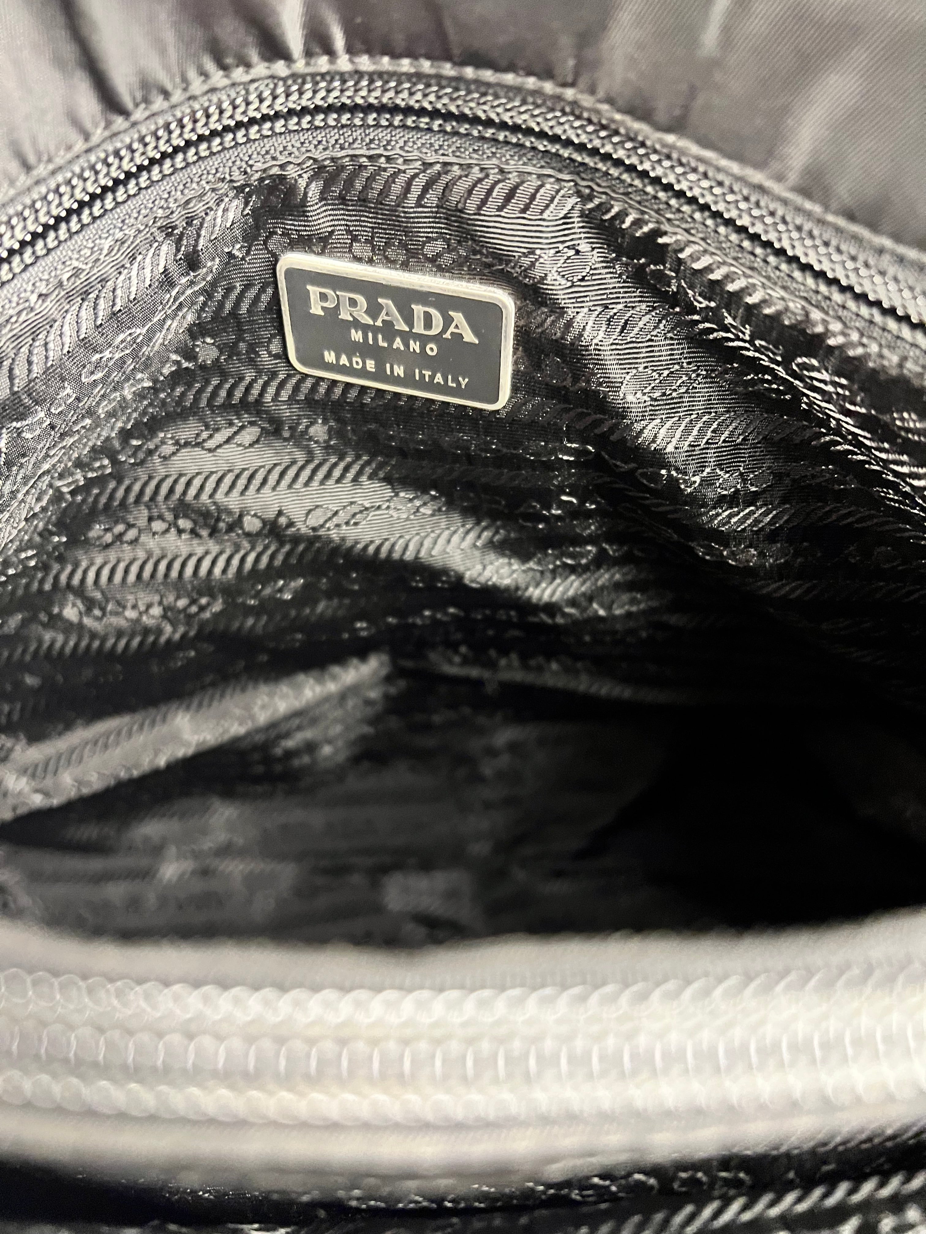 Prada Black Nylon Handbag