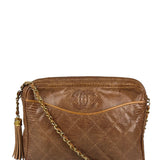 Chanel Vintage Leather Lizard Tassel Camera Case - 1987