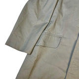 Burberry Vintage Khaki Plaid Lined Coat