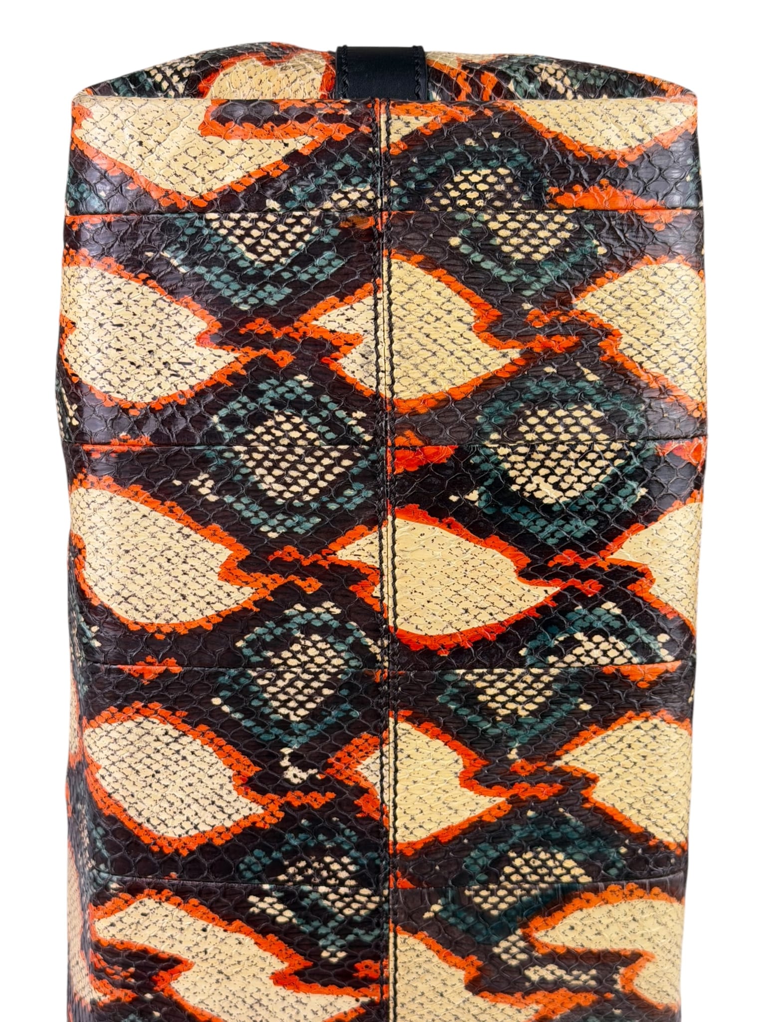 Fendi Multicolor Snakeskin Hobo Bag