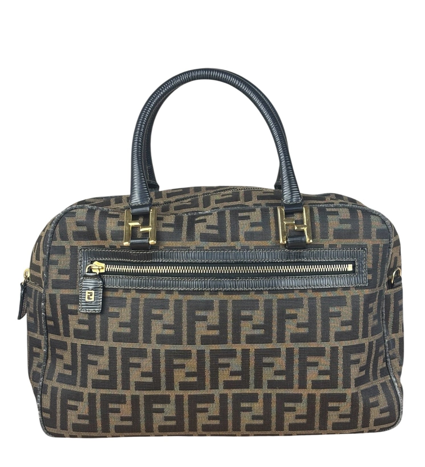 Fendi FF Zucca Vintage Bowler Handbag