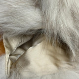 Motomachi Yamaoka Leather Trim Fox Fur Coat