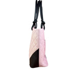 Chanel Black/Pink Cambon Quilted Leather Tote Bag 2004