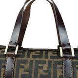 Fendi Vintage FF Zucca Print Mini Boston Handbag